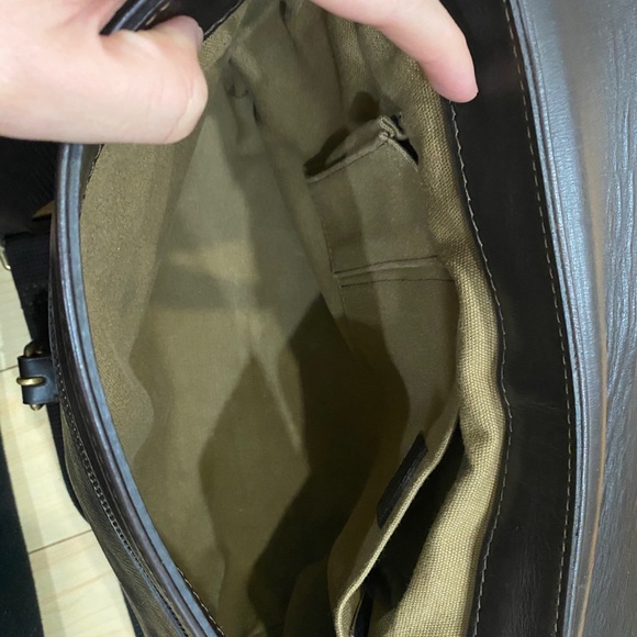 Louis Vuitton brown leather 13” messenger bag - Picture 9 of 10